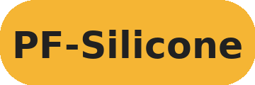 PF-Silicone badge — food-contact is metal/ceramic; gasket is silicone.
